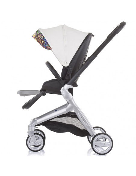 Carucior Chipolino Emotion 3 in 1 white graffiti,KKEM02104WG