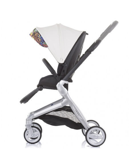 Carucior Chipolino Emotion 3 in 1 white graffiti,KKEM02104WG