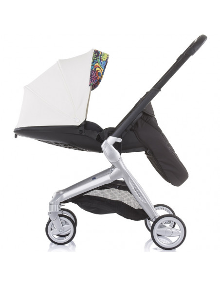 Carucior Chipolino Emotion 3 in 1 white graffiti,KKEM02104WG