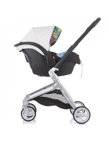 Carucior Chipolino Emotion 3 in 1 white graffiti,KKEM02104WG