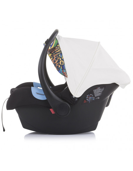 Carucior Chipolino Emotion 3 in 1 white graffiti,KKEM02104WG