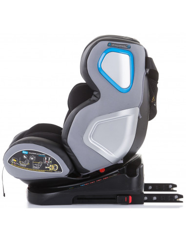 Scaun auto Chipolino Evolute 0-36 kg carbon cu sistem