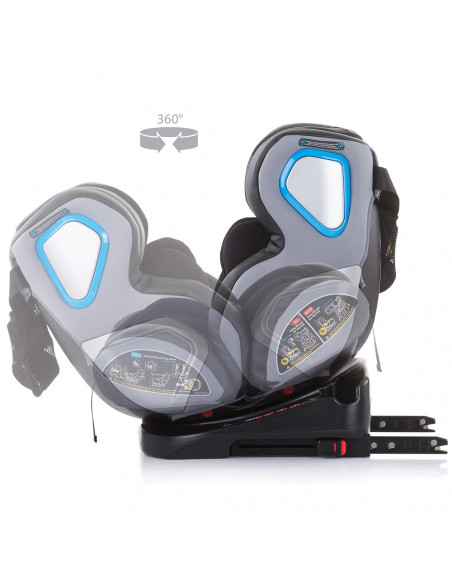 Scaun auto Chipolino Evolute 0-36 kg carbon cu sistem