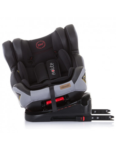 Scaun auto Chipolino Evolute 0-36 kg carbon cu sistem