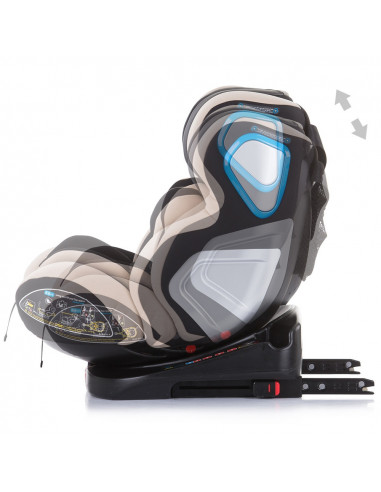 Scaun auto Chipolino Evolute 0-36 kg vanilla cu sistem