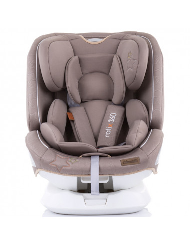 Scaun auto Chipolino Rotix 0-36 kg latte cu sistem