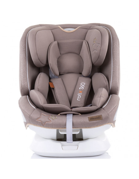 Scaun auto Chipolino Rotix 0-36 kg latte cu sistem