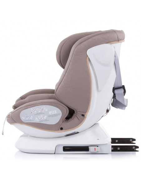 Scaun auto Chipolino Rotix 0-36 kg latte cu sistem