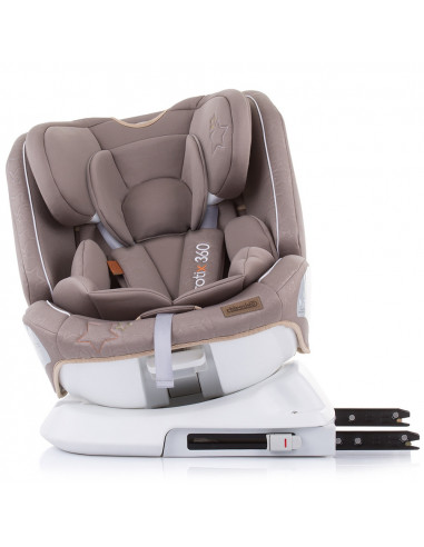 Scaun auto Chipolino Rotix 0-36 kg latte cu sistem