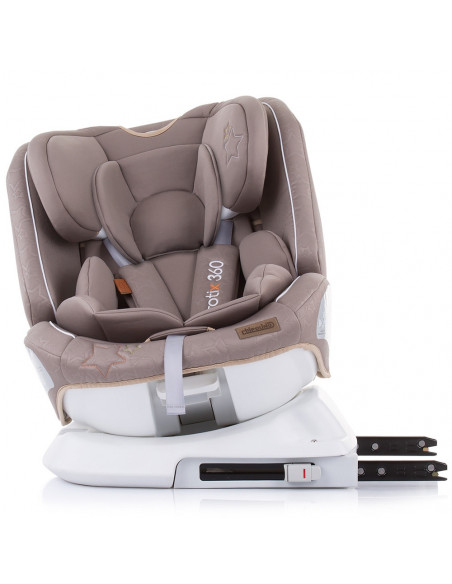 Scaun auto Chipolino Rotix 0-36 kg latte cu sistem