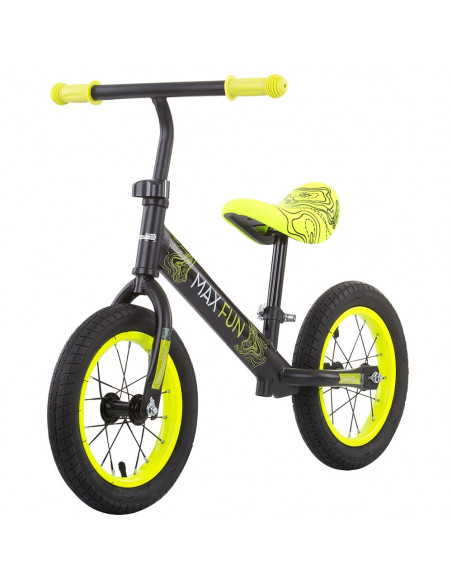 Bicicleta fara pedale Chipolino Max Fun green,DIKMF02101GR