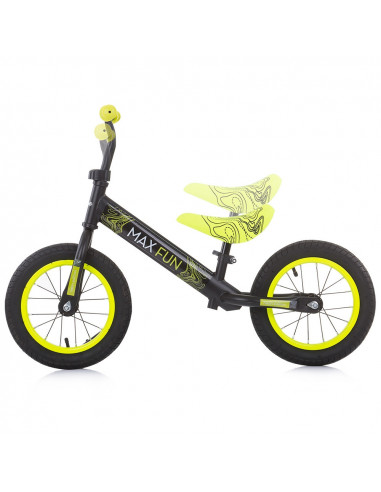 Bicicleta fara pedale Chipolino Max Fun green,DIKMF02101GR