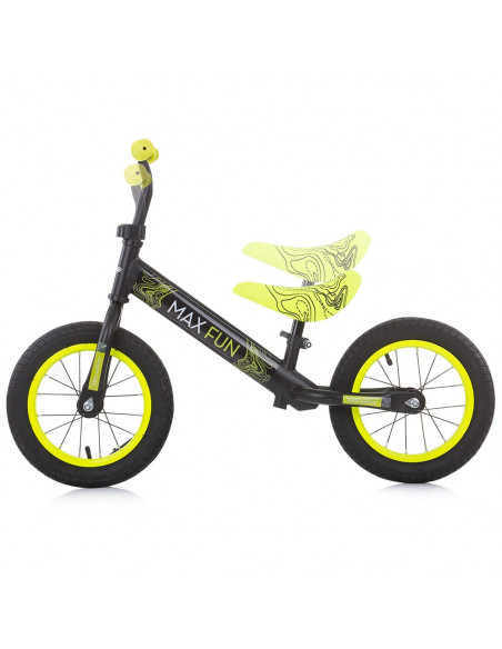 Bicicleta fara pedale Chipolino Max Fun green,DIKMF02101GR