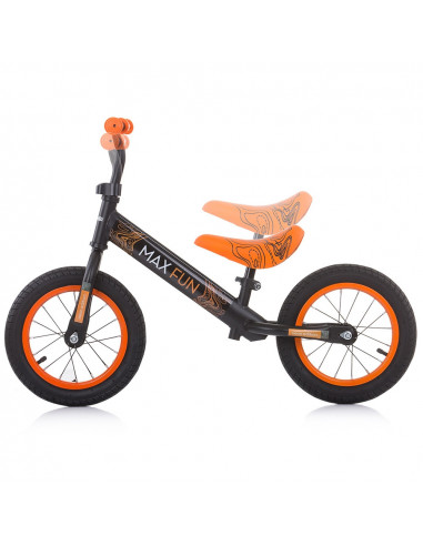 Bicicleta fara pedale Chipolino Max Fun orange,DIKMF02102OR
