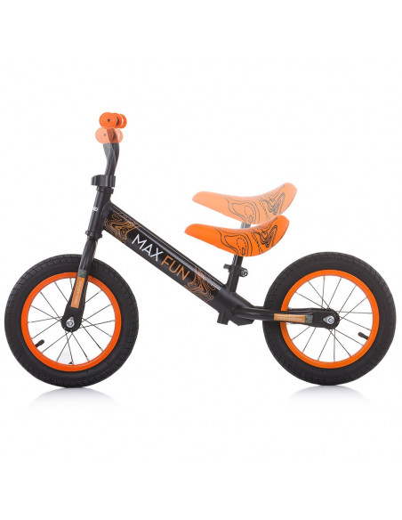 Bicicleta fara pedale Chipolino Max Fun orange,DIKMF02102OR