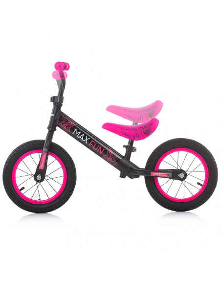 Bicicleta fara pedale Chipolino Max Fun pink,DIKMF02104PI