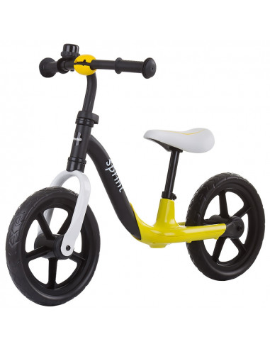 Bicicleta fara pedale Chipolino Sprint yellow,DIKSR02102YE
