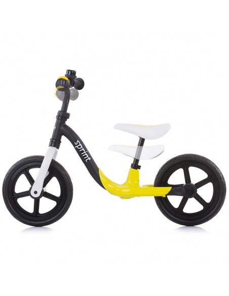 Bicicleta fara pedale Chipolino Sprint yellow,DIKSR02102YE