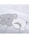 Albero Mio set lenjerie brodata 5 piese Star Dream - grey