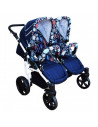 Carucior Gemeni Pj Stroller 2 In 1 Flowers Carucior Gemeni Pj Stroller 2 In 1 Flowers