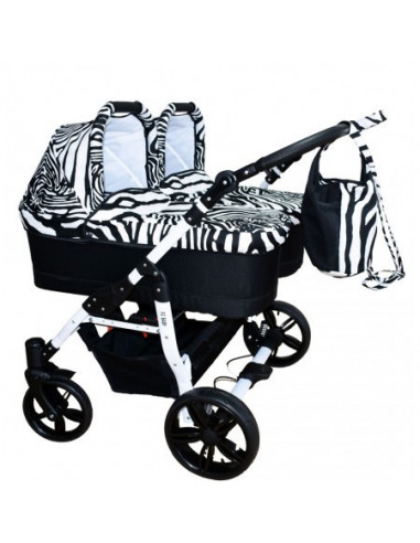 Carucior Gemeni Pj Stroller 3 In 1 Zebra,pjs_91
