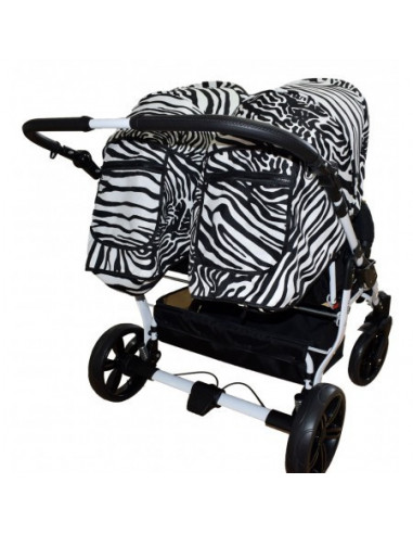 Carucior Gemeni Pj Stroller 3 In 1 Zebra,pjs_91