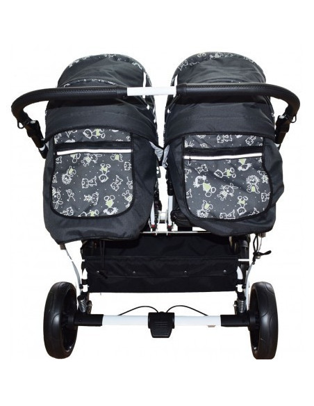 Carucior Gemeni Pj Stroller 3 In 1 Grey,pjs_93