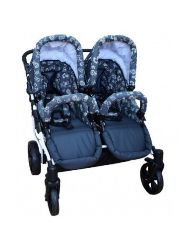 Carucior Gemeni Pj Stroller 3 In 1 Grey,pjs_93