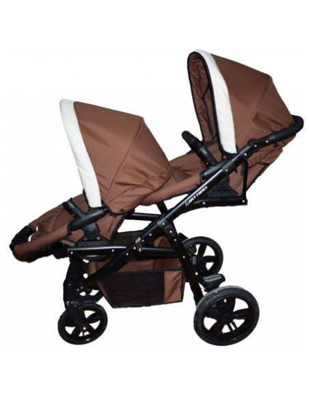 CARUCIOR COPII GEMENI TANDEM 3 IN 1, PJ STROLLER LUX