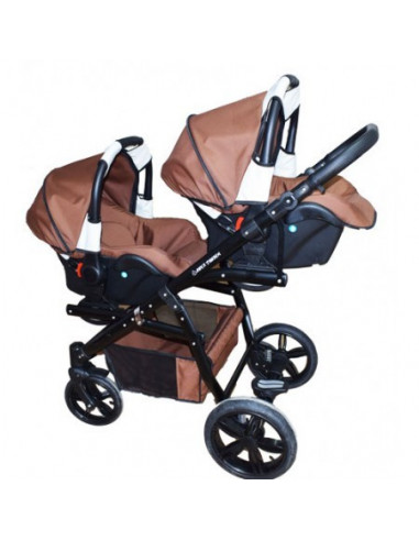 CARUCIOR COPII GEMENI TANDEM 3 IN 1, PJ STROLLER LUX