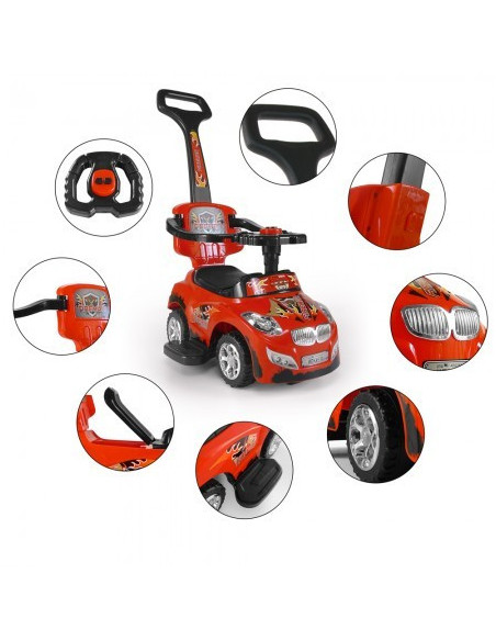 Masinuta copii 3 in 1 HAPPY red,happyred Masinuta copii 3 in 1 HAPPY red,happyred
