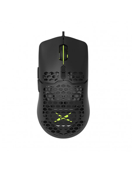 MOUSE DELUX, gaming, cu fir, USB, optic, 7200 dpi