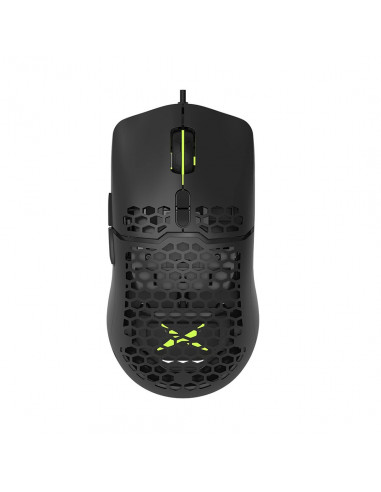 MOUSE DELUX, gaming, cu fir, USB, optic, 7200 dpi