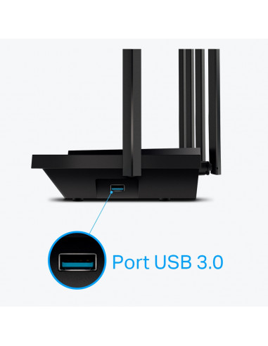 ROUTER TP-LINK wireless 5400Mbps,1 x WAN Gigabit, 4 porturi