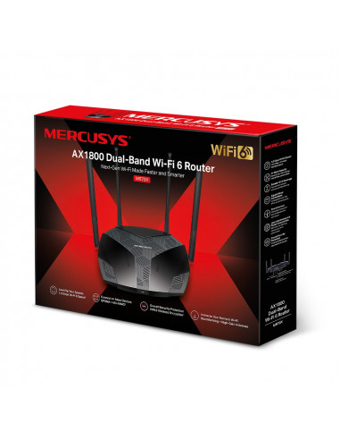 ROUTER MERCUSYS wireless 1800Mbps, 4 porturi LAN Gigabit, 1
