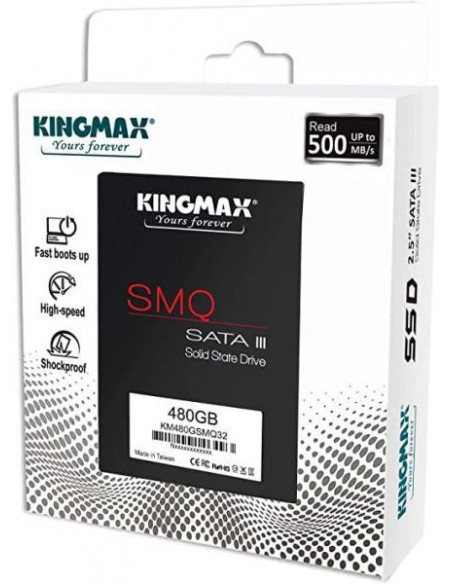SSD Kingmax, 480GB, 2.5 inch, S-ATA 3, 3D QLC Nand, R/W: 540