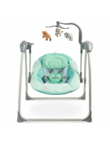 Leagan electric cu telecomanda Caretero LOOP Mint,TERO-8087