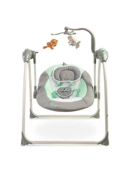 Leagan electric cu telecomanda Caretero LOOP Graphite,TERO-8088