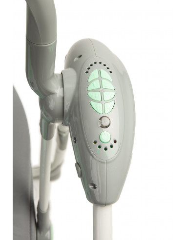 Leagan electric cu telecomanda Caretero LOOP Graphite,TERO-8088