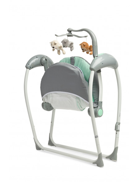 Leagan electric cu telecomanda Caretero LOOP Graphite,TERO-8088