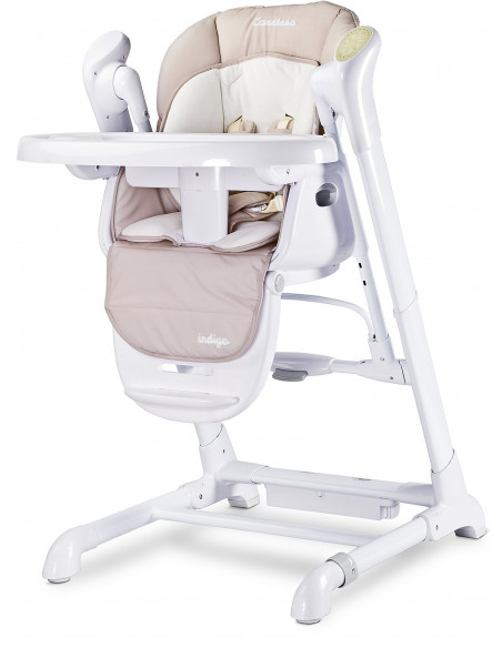 Scaun de masa cu leagan electric Caretero INDIGO 2 in 1 Scaun de masa cu leagan electric Caretero INDIGO 2 in 1