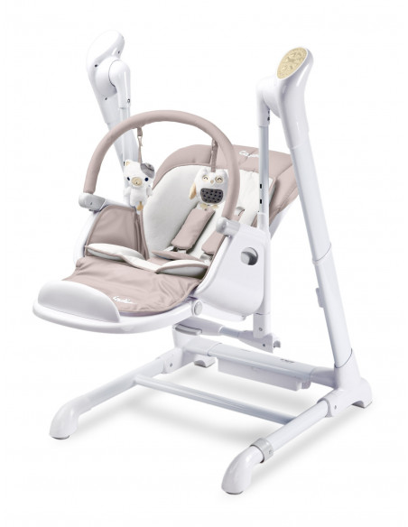 Scaun de masa cu leagan electric Caretero INDIGO 2 in 1 Scaun de masa cu leagan electric Caretero INDIGO 2 in 1