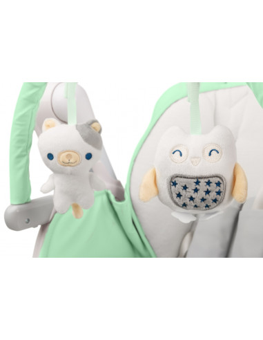 Scaun de masa cu leagan electric Caretero INDIGO 2 in 1