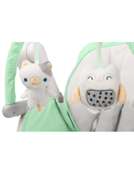 Scaun de masa cu leagan electric Caretero INDIGO 2 in 1