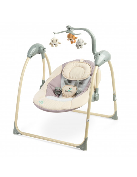 Leagan electric cu telecomanda Caretero LOOP Beige,TERO-8085