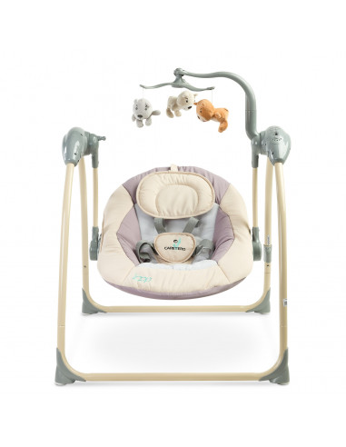 Leagan electric cu telecomanda Caretero LOOP Beige,TERO-8085