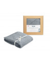 Paturica cu gluga bambus 100% cutie cadou Grafit,SILLO-43495
