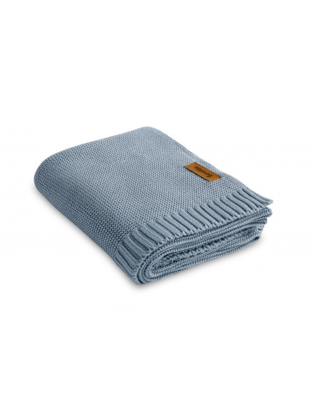Paturica de bumbac si bambus Sensillo 100x80 cm Jeans,SILLO-4338