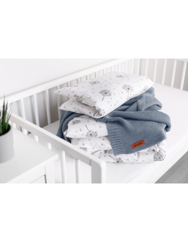 Paturica de bumbac si bambus Sensillo 100x80 cm Jeans,SILLO-4338