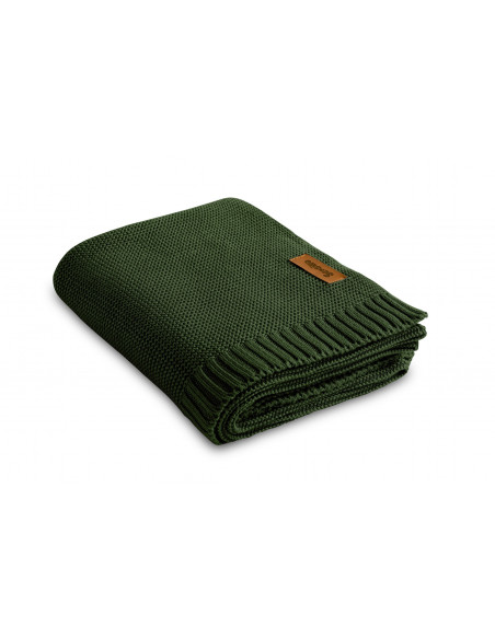 Paturica de bumbac si bambus Sensillo 100x80 cm Verde